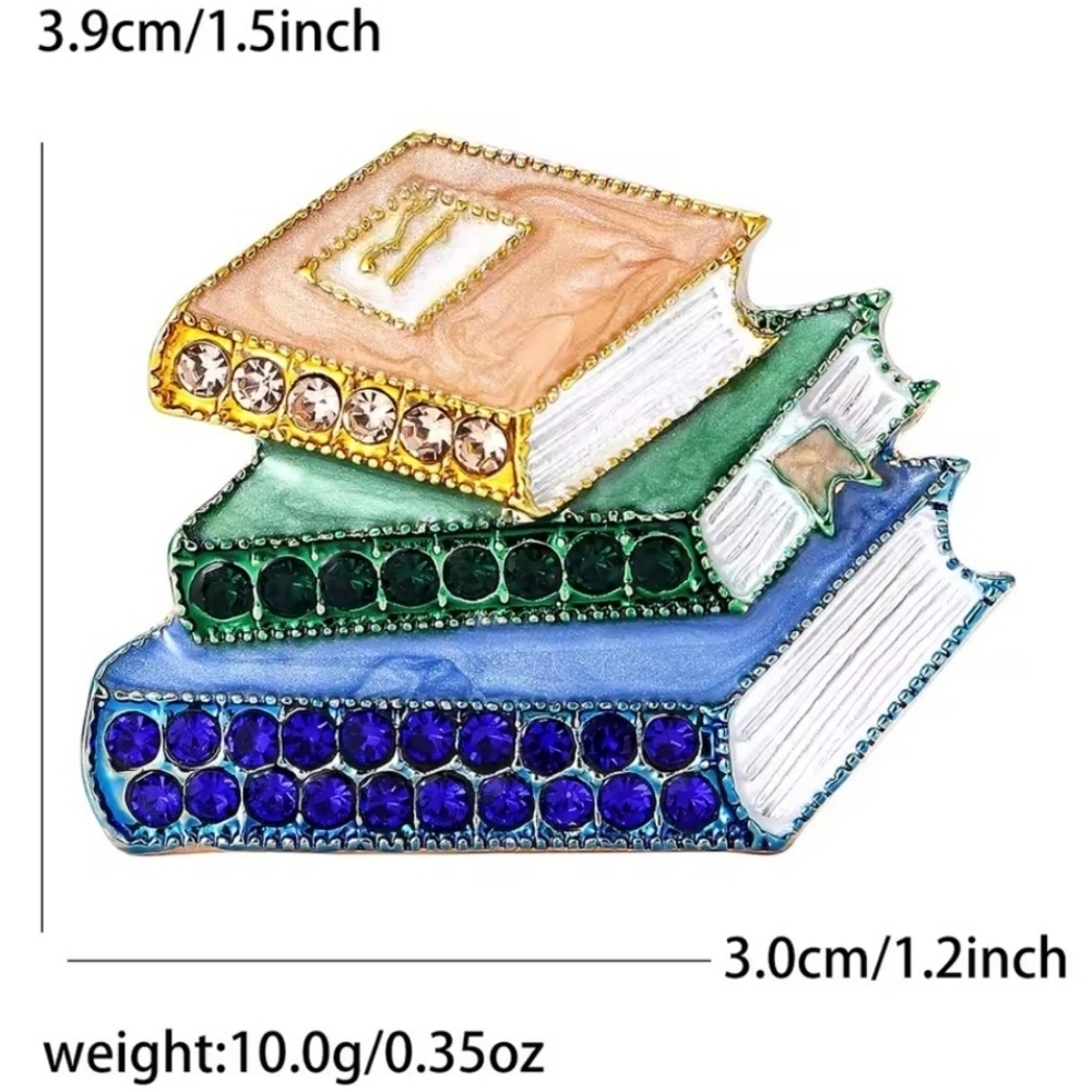 VQ Books Brooch - Picture 3 of 4